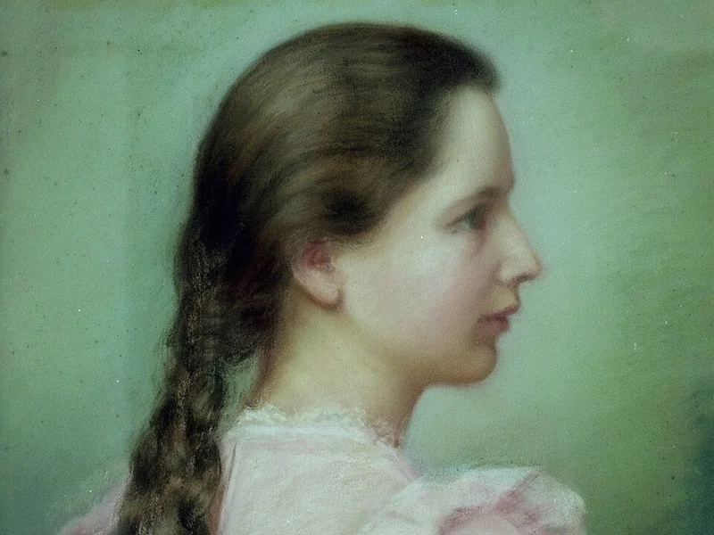 1852-Avgusta Aigentler Šantel - La figlia di Augusta Šantel